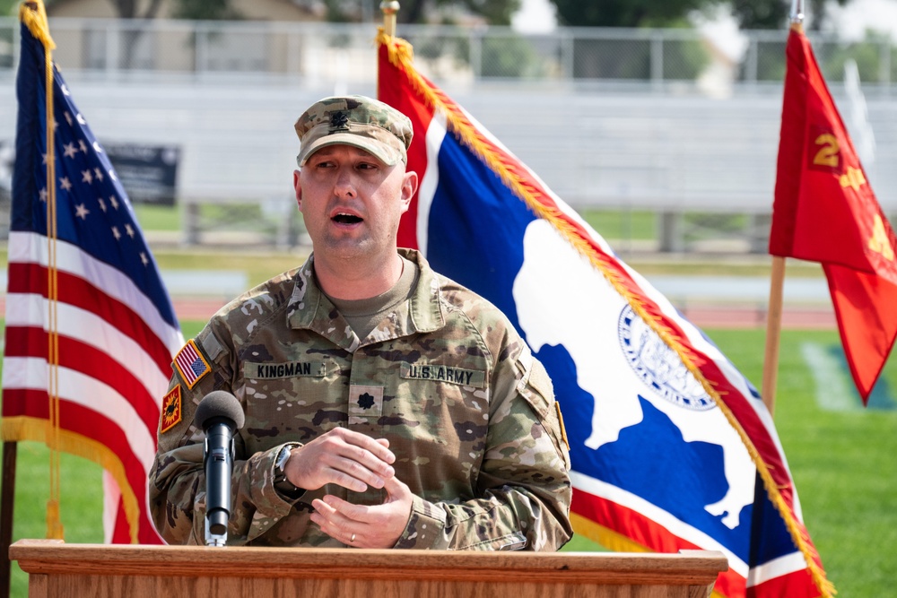 Historic Deployment: First time in 70 years, the Wyoming Army Guard 2-300th Field Artillery Regiment deploys together