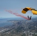 Army Golden Knights jump at Boeing SeaFair Airshow