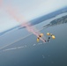 Army Golden Knights jump at Boeing SeaFair Airshow