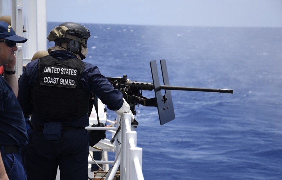 Coast Guard Cutter Thetis patrols the Windward Passage and Florida Straits