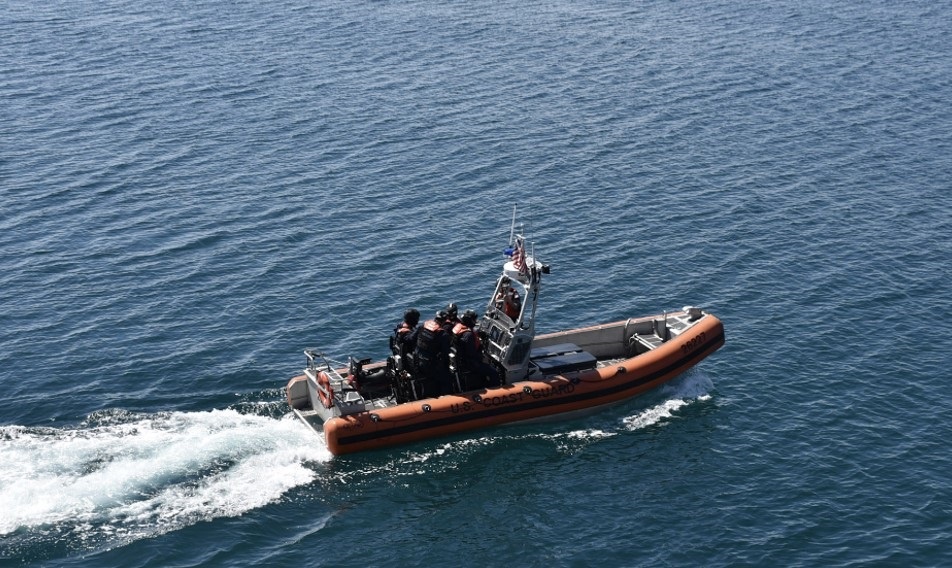 Coast Guard Cutter Thetis patrols the Windward Passage and Florida Straits