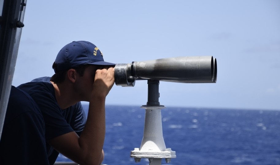 Coast Guard Cutter Thetis patrols the Windward Passage and Florida Straits