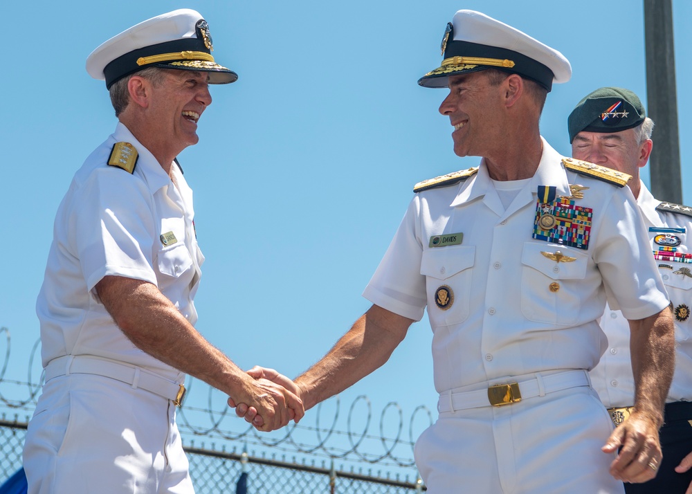 Naval Special Warfare Command Holds Change of Command Ceremony