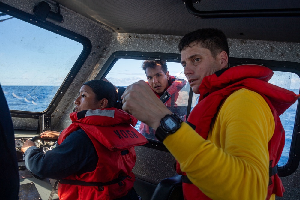 USS America (LHA 6) Conducts Small Boat Operations