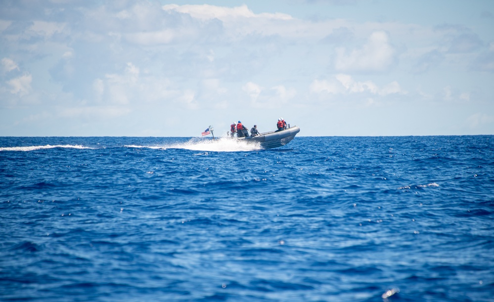 USS America (LHA 6) Conducts Small Boat Operations