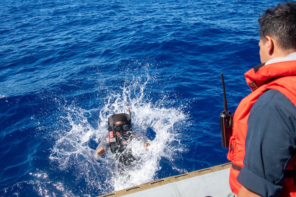 USS America (LHA 6) Conducts Small Boat Operations