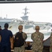 USS Ronald Reagan (CVN 76) Sailors prepare to cross deck to USS George Washington (CVN 73)