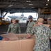 USS Ronald Reagan (CVN 76) Sailors prepare to cross deck to USS George Washington (CVN 73)