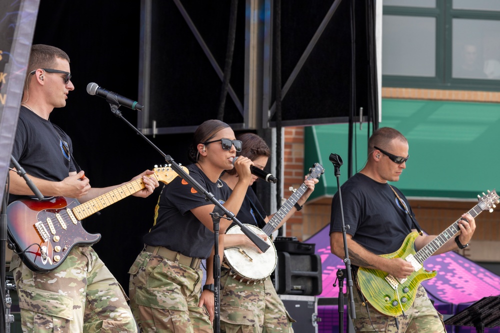 67th Army Band performs at Depot Plaza for Cheyenne Day