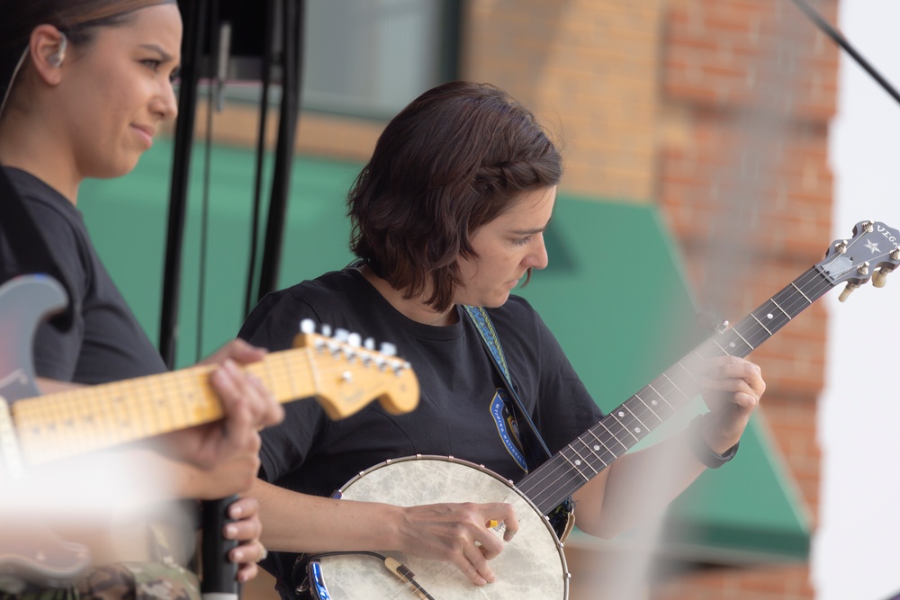 67th Army Band performs at Depot Plaza for Cheyenne Day