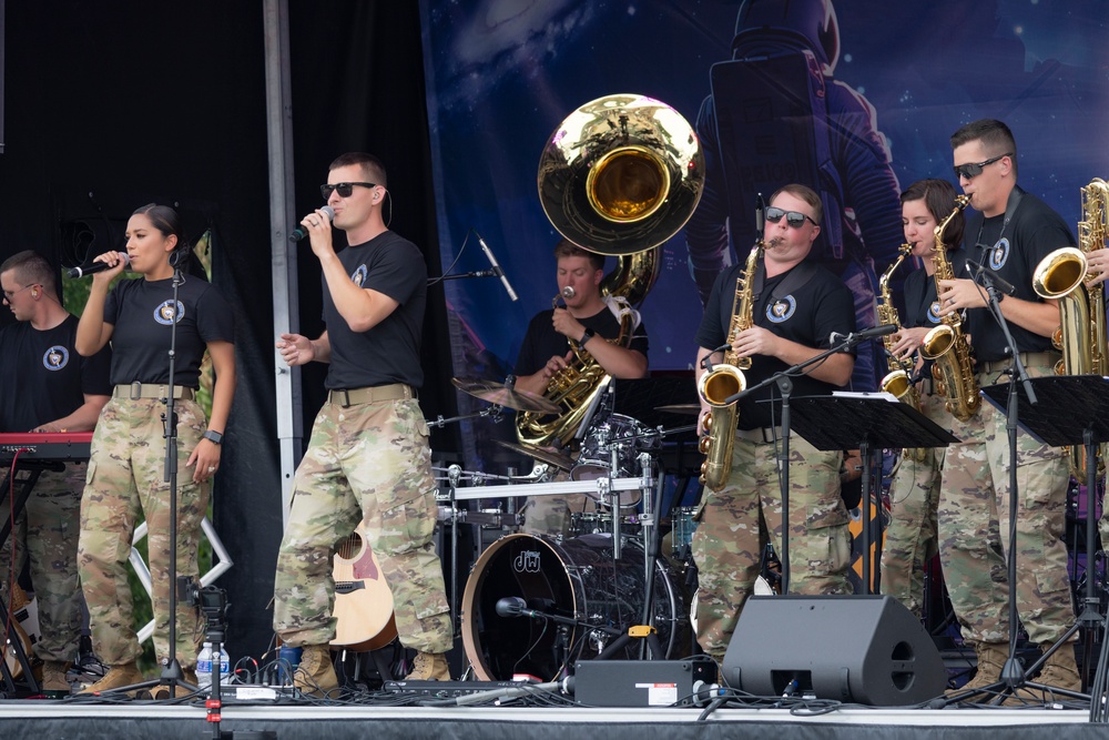 67th Army Band performs at Depot Plaza for Cheyenne Day