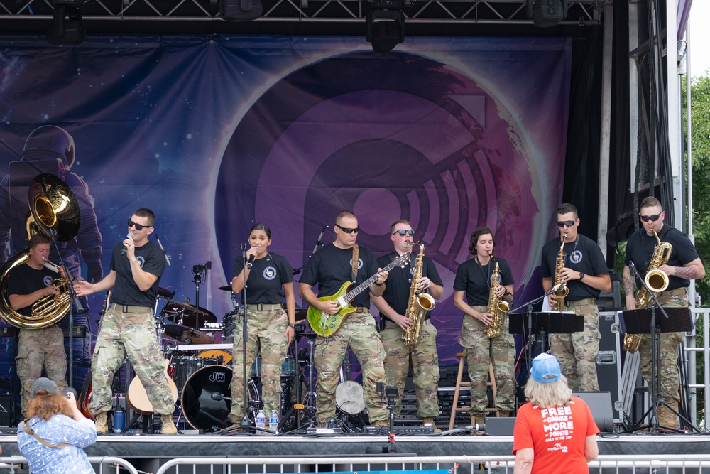 67th Army Band performs at Depot Plaza for Cheyenne Day