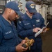 USS Ronald Reagan (CVN 76) Sailors conduct maintenance