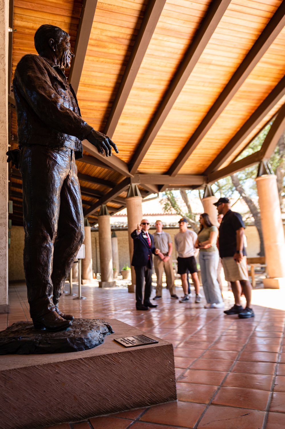 USS Ronald Reagan (CVN 76) Sailors visit the Ronald Reagan Presidential Library