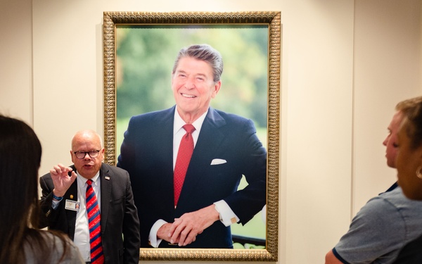 USS Ronald Reagan (CVN 76) Sailors visit the Ronald Reagan Presidential Library