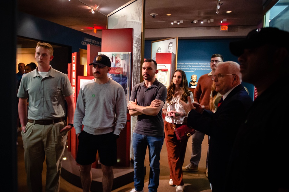 USS Ronald Reagan (CVN 76) Sailors visit the Ronald Reagan Presidential Library