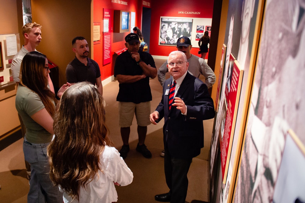 USS Ronald Reagan (CVN 76) Sailors visit the Ronald Reagan Presidential Library