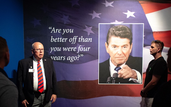 USS Ronald Reagan (CVN 76) Sailors visit the Ronald Reagan Presidential Library