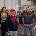 USS Ronald Reagan (CVN 76) hosts members of the USS Midway museum