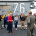 USS Ronald Reagan (CVN 76) hosts members of the USS Midway museum