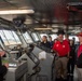 USS Ronald Reagan (CVN 76) hosts members of the USS Midway museum