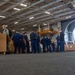 USS Ronald Reagan (CVN 76) Sailors prepare to cross deck to USS George Washington (CVN 73)