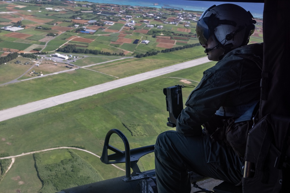 VMM 262 supports helicopter raid on Ie Shima