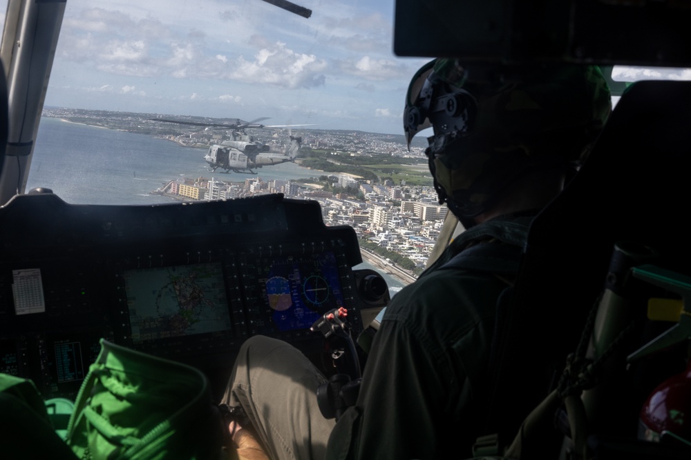 VMM 262 supports helicopter raid on Ie Shima