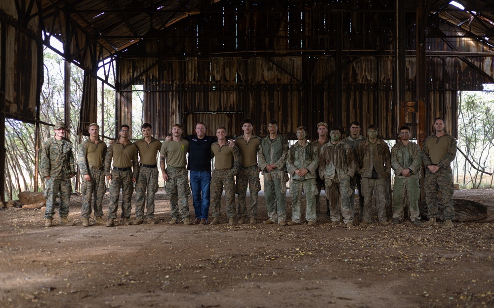 MOH Recipient Dakota Meyer Visits MCBH and 3d LCT Scouts