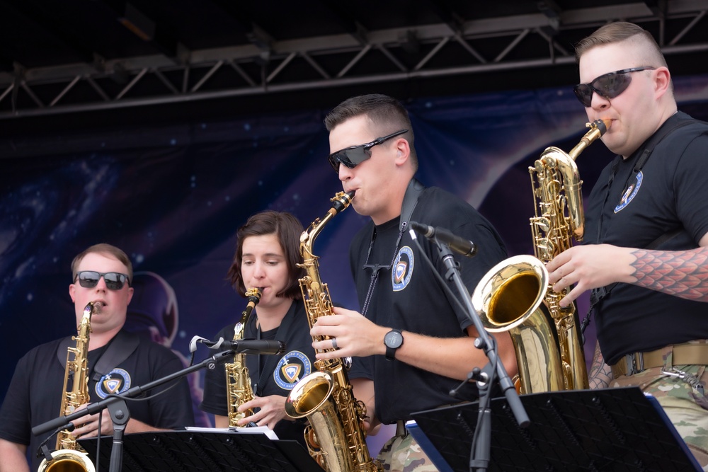 67th Army Band performs at Depot Plaza for Cheyenne Day