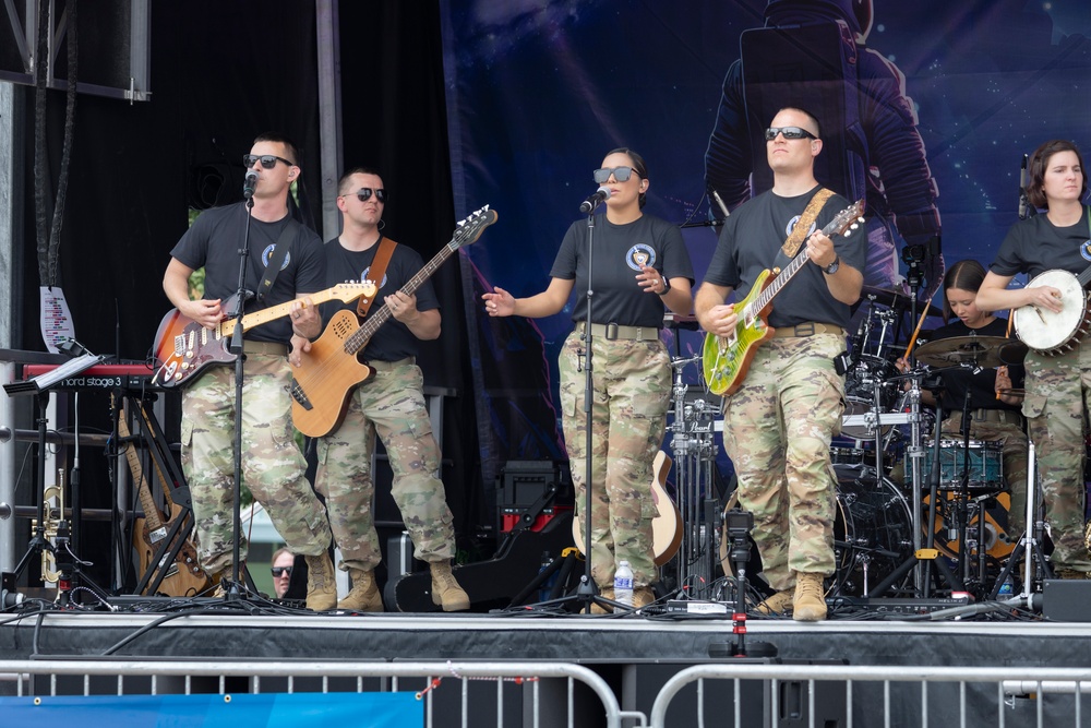 67th Army Band performs at Depot Plaza for Cheyenne Day