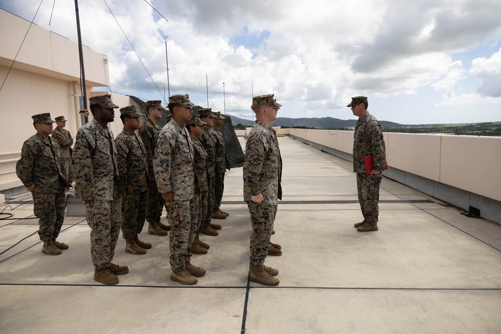 RD24 | 12th MLR Promotes Lance Cpl. Lee to Noncommissioned Officer Ranks on JGSDF Camp Ishigaki