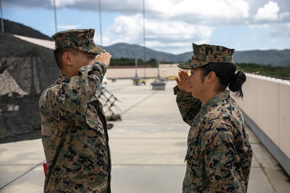 RD24 | 12th MLR Promotes Lance Cpl. Lee to Noncommissioned Officer Ranks on JGSDF Camp Ishigaki