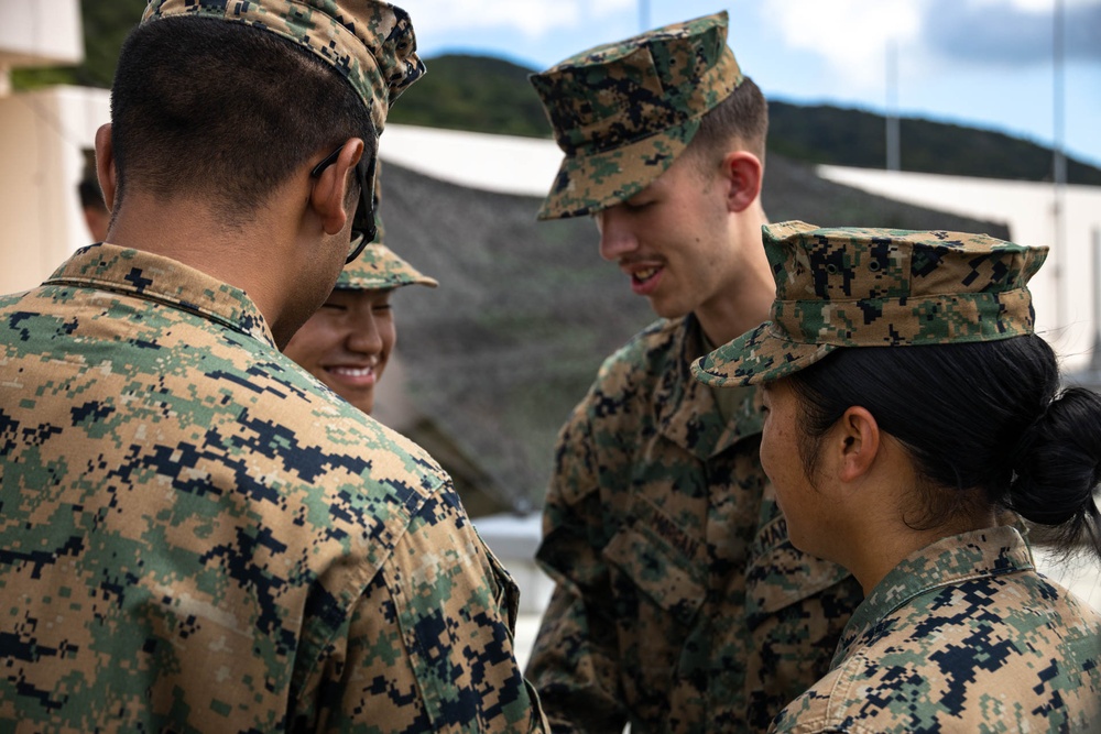 RD24 | 12th MLR Promotes Lance Cpl. Lee to Noncommissioned Officer Ranks on JGSDF Camp Ishigaki