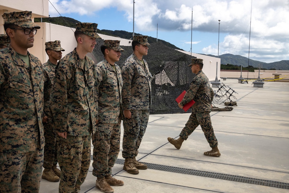 RD24 | 12th MLR Promotes Lance Cpl. Lee to Noncommissioned Officer Ranks on JGSDF Camp Ishigaki