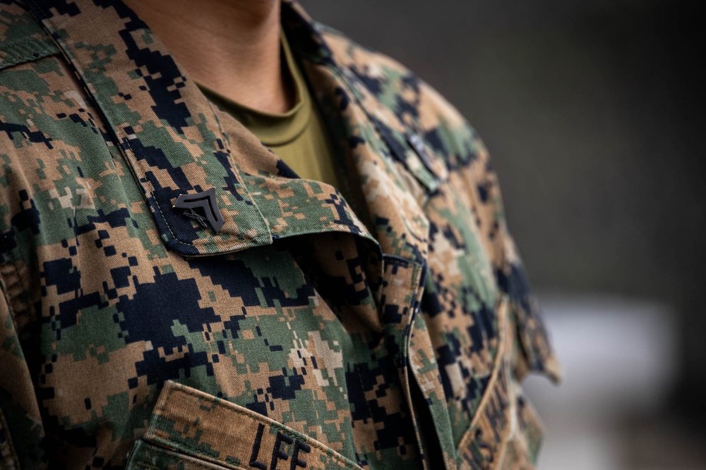 RD24 | 12th MLR Promotes Lance Cpl. Lee to Noncommissioned Officer Ranks on JGSDF Camp Ishigaki