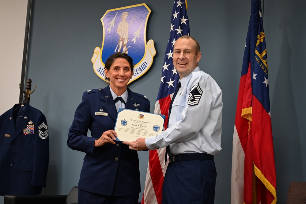 Murrell joins chief master sergeant tier