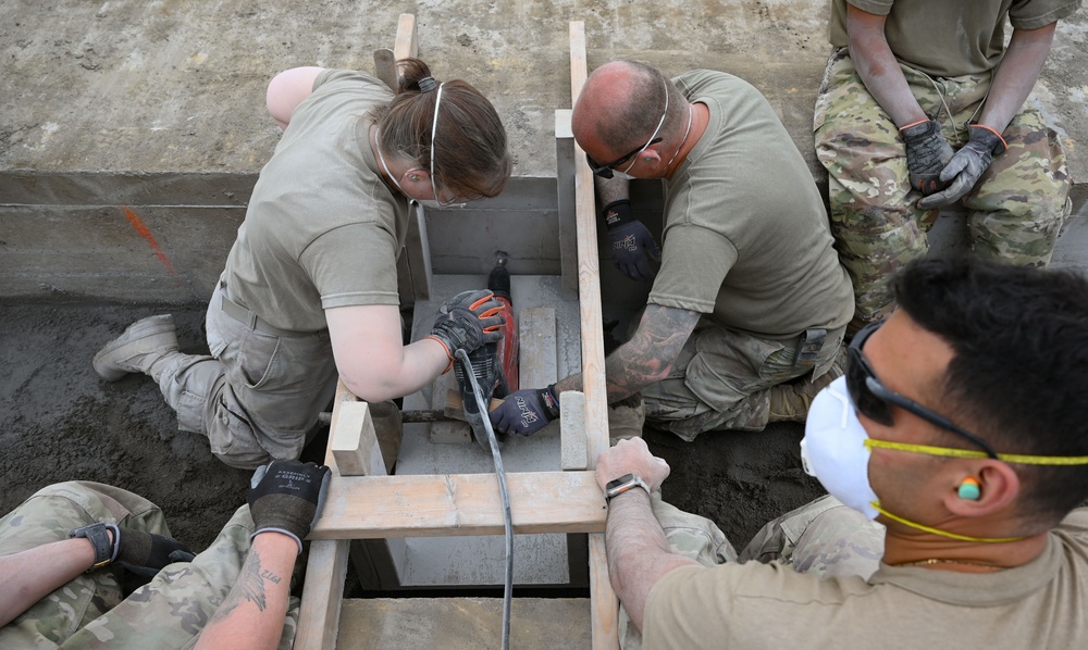 155th Civil Engineering Squadron deployment for training at Yokota Air Base