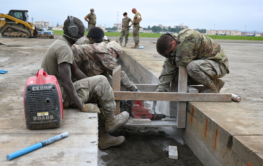 155th Civil Engineering Squadron deployment for training at Yokota Air Base
