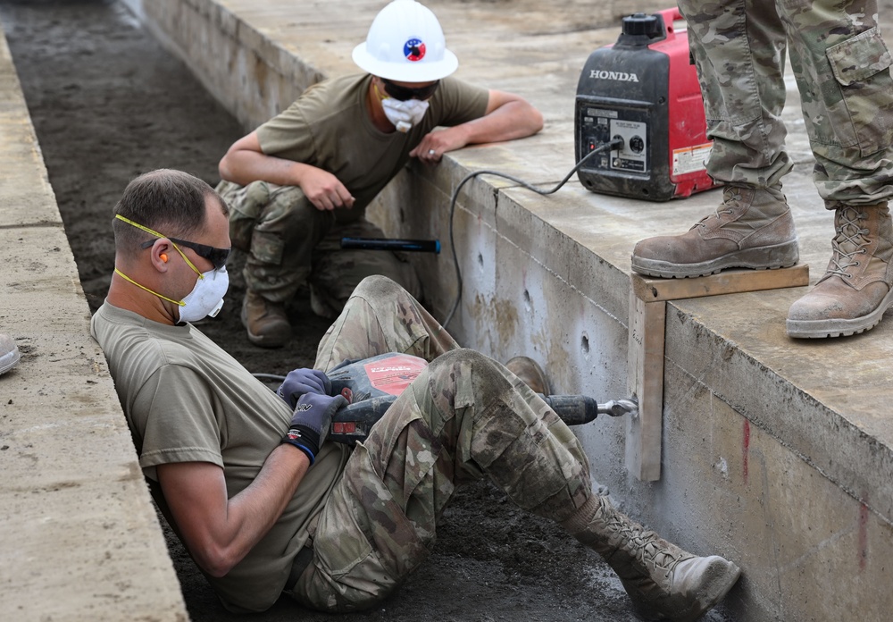 155th Civil Engineering Squadron deployment for training at Yokota Air Base