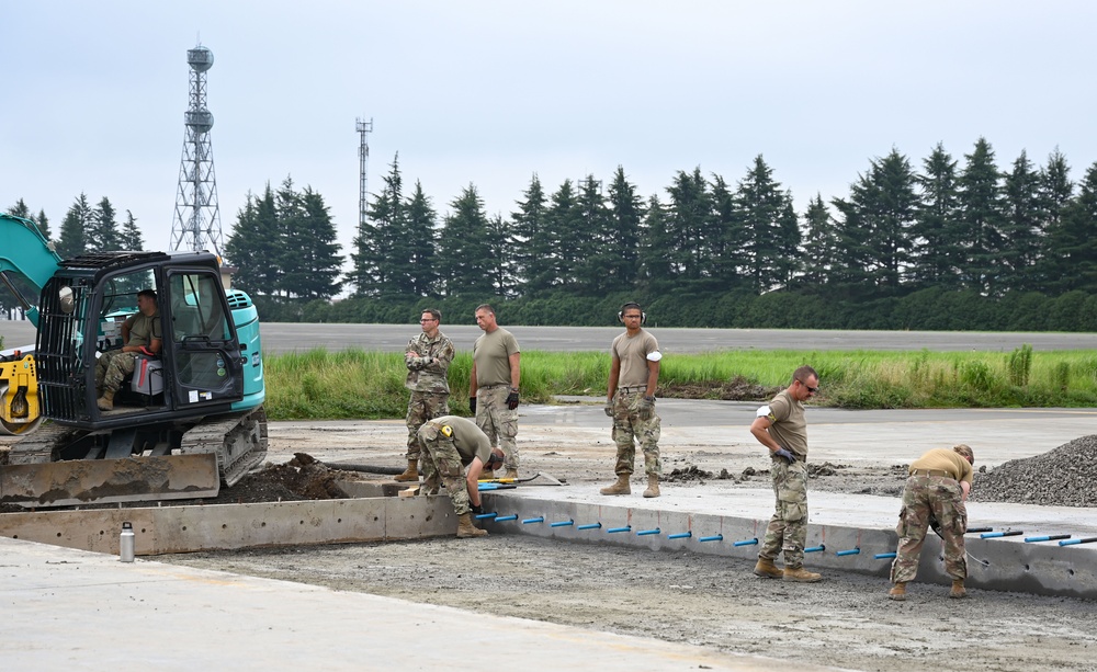 155th Civil Engineering Squadron deployment for training at Yokota Air Base
