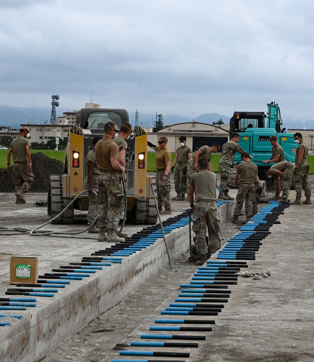 155th Civil Engineering Squadron deployment for training at Yokota Air Base