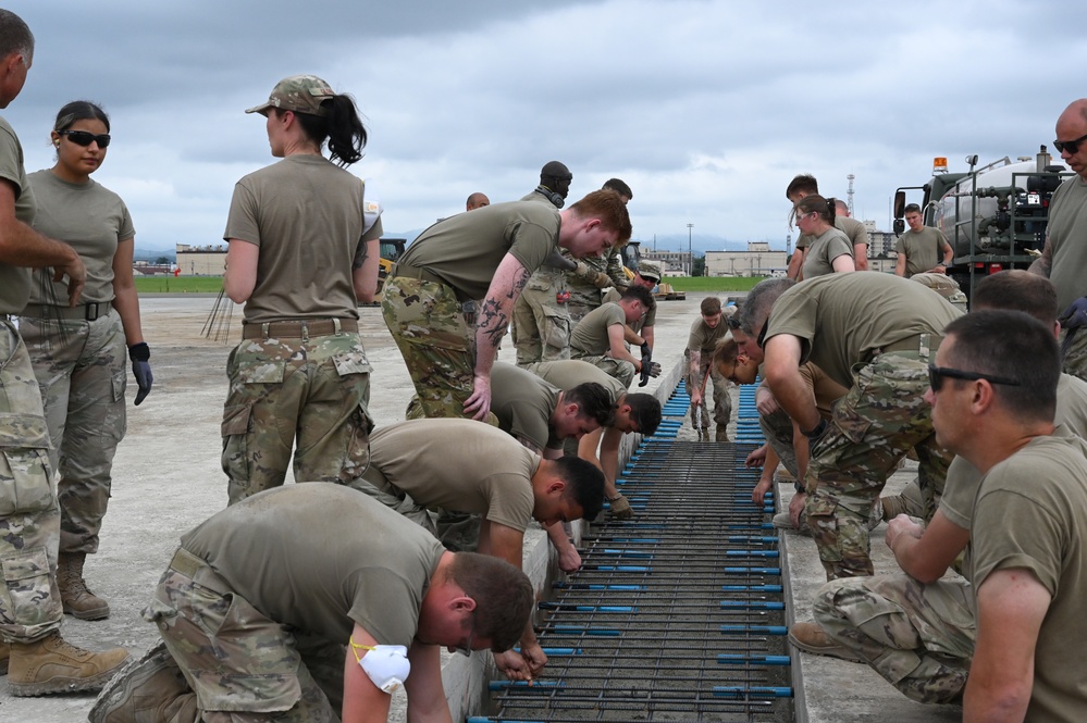 155th Civil Engineering Squadron deployment for training at Yokota Air Base