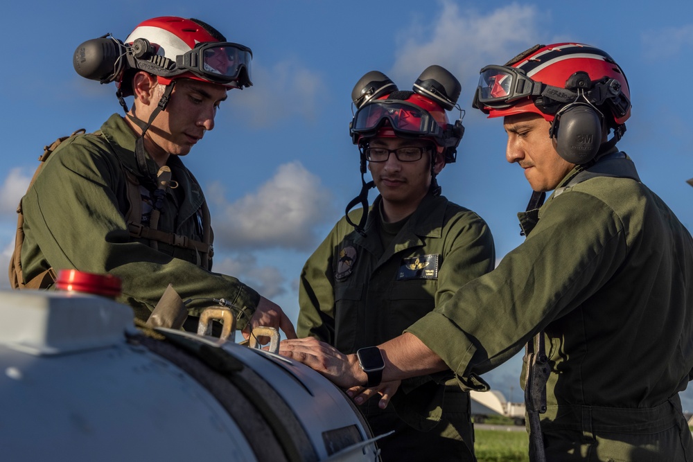 RD 24 | VMFA-242 loads ordnance onto F-35Bs