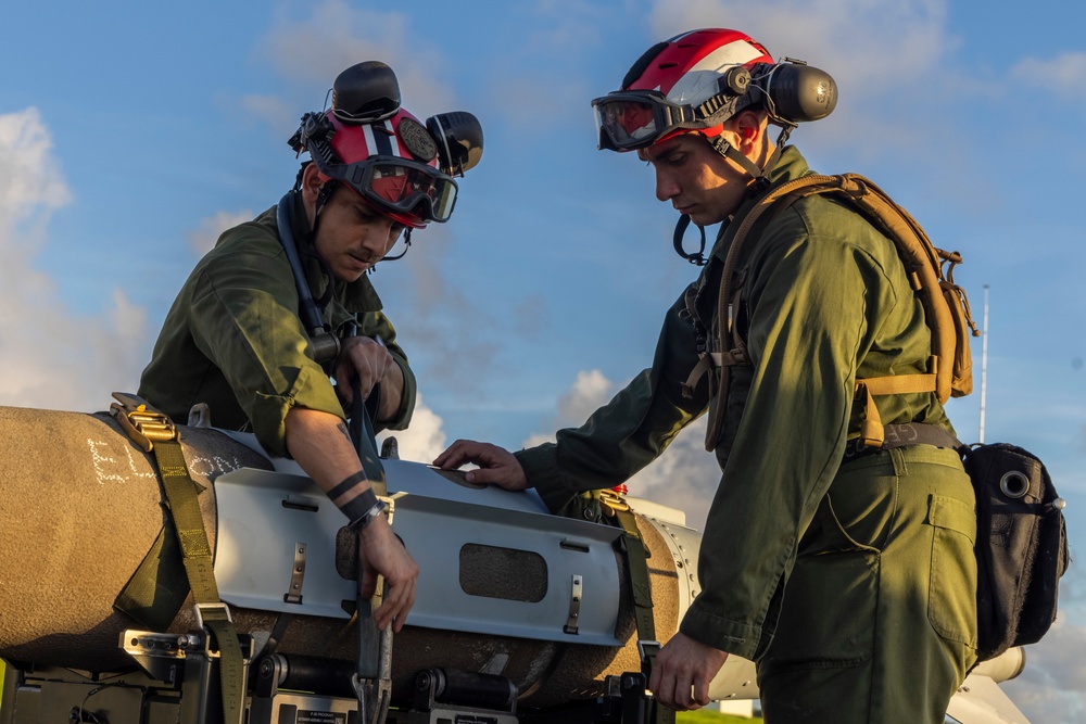 RD 24 | VMFA-242 loads ordnance onto F-35Bs
