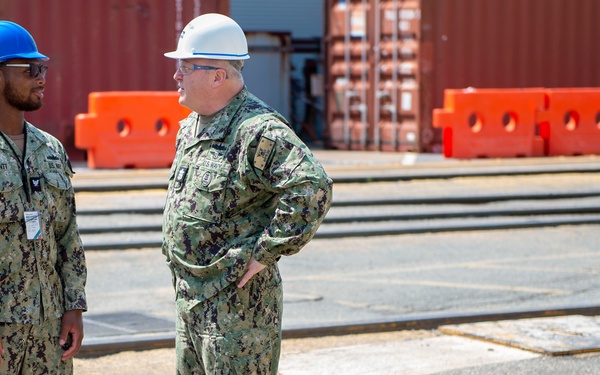 MCPON Honea Visits John C. Stennis