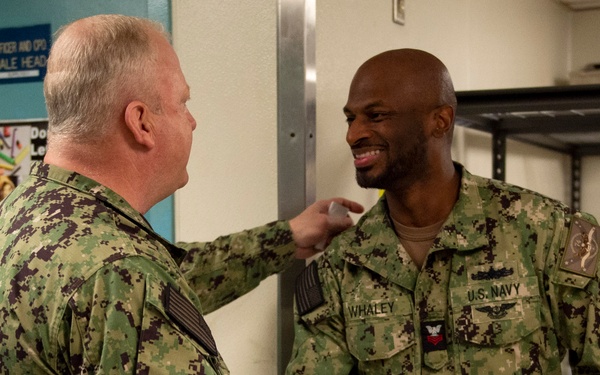 MCPON Honea Visits John C. Stennis