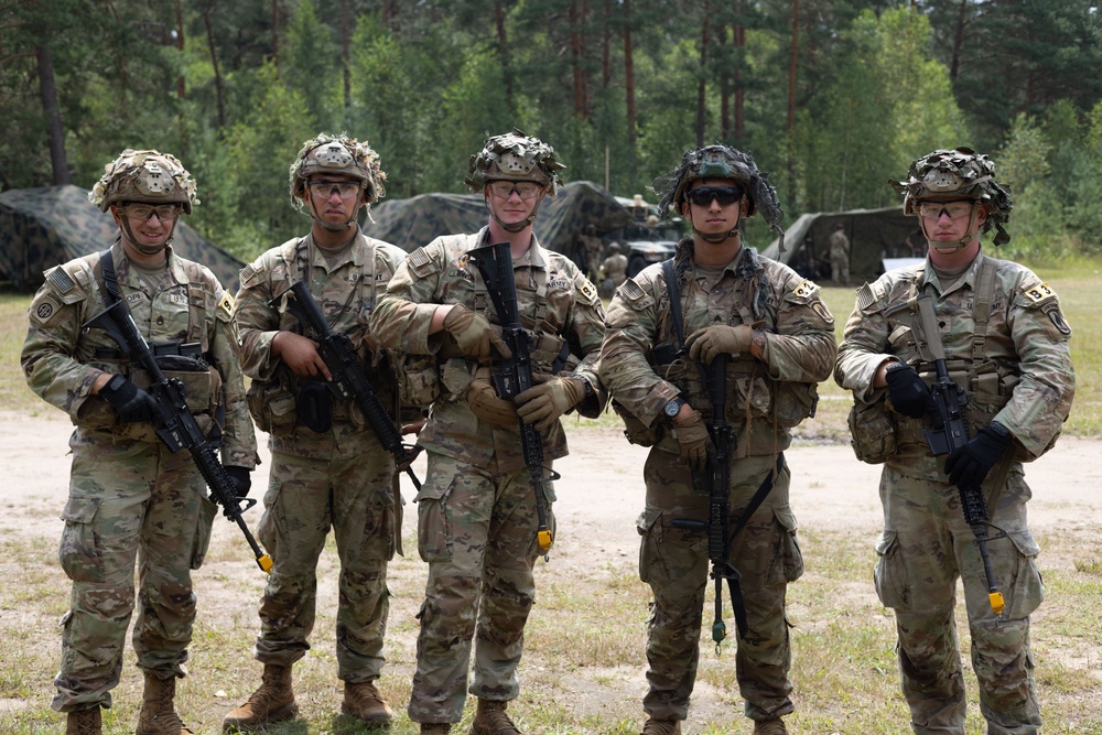 U.S. Army Europe and Africa Best Squad Competition: M4 Range