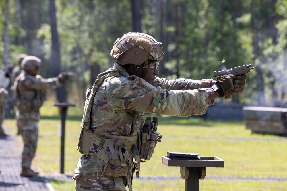 U.S. Army Europe and Africa Best Squad Competition: M17 Range