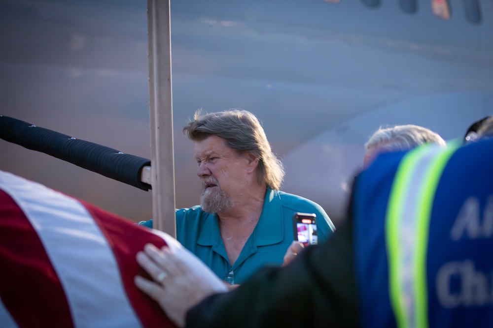 Dignified Transfer of U.S. Army Pfc. Mose E. Vance